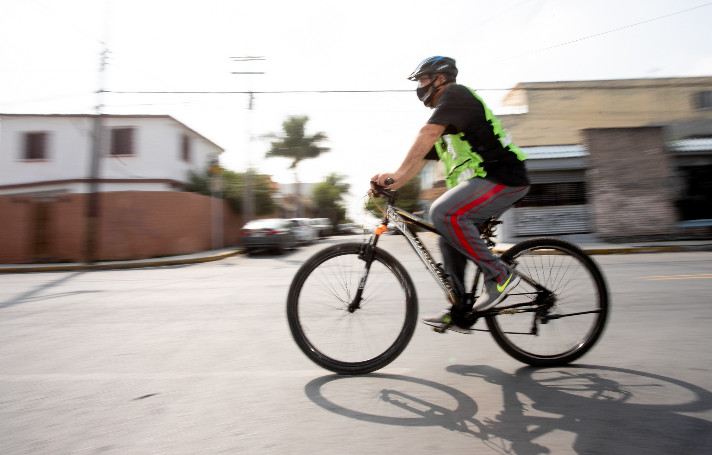 Monterrey Commuting to the Plant by Bike